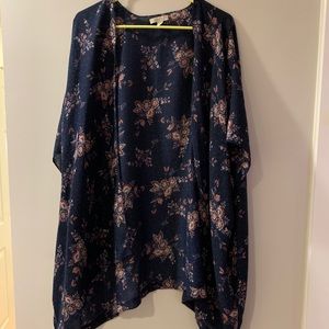 Ann Taylor Loft One Size Floral Knit Top/ Sweater